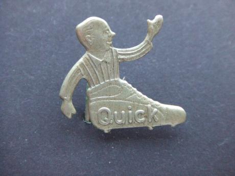 Quick voetbalschoen speler zilverkleurig